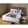 Dolce Mela Dolce Mela DM486Q 6 Piece Fun Animal Print Bedding Duvet Cover Sheet Set; Queen DM486Q